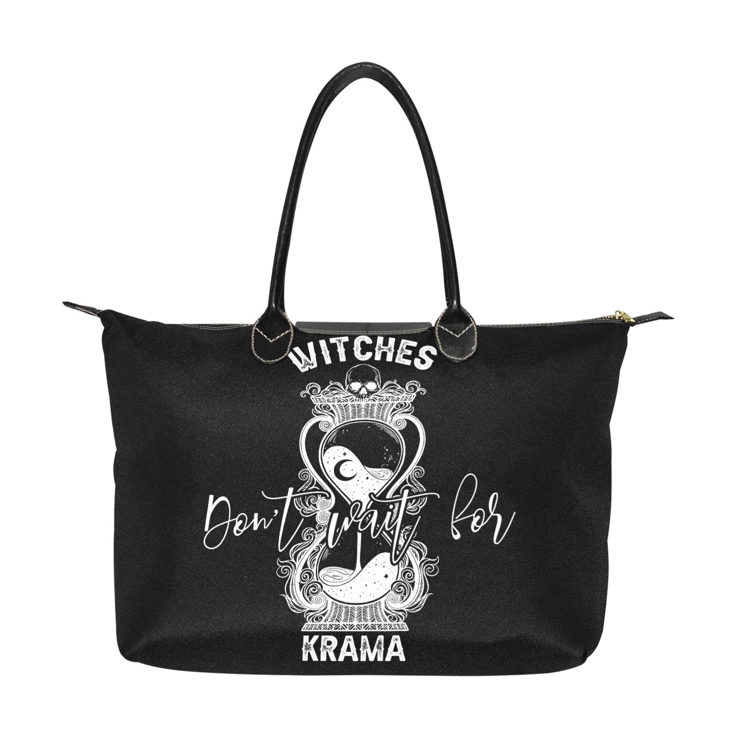 Witches don't wait for krama_hourglass Women's Classic zip tote Handbag