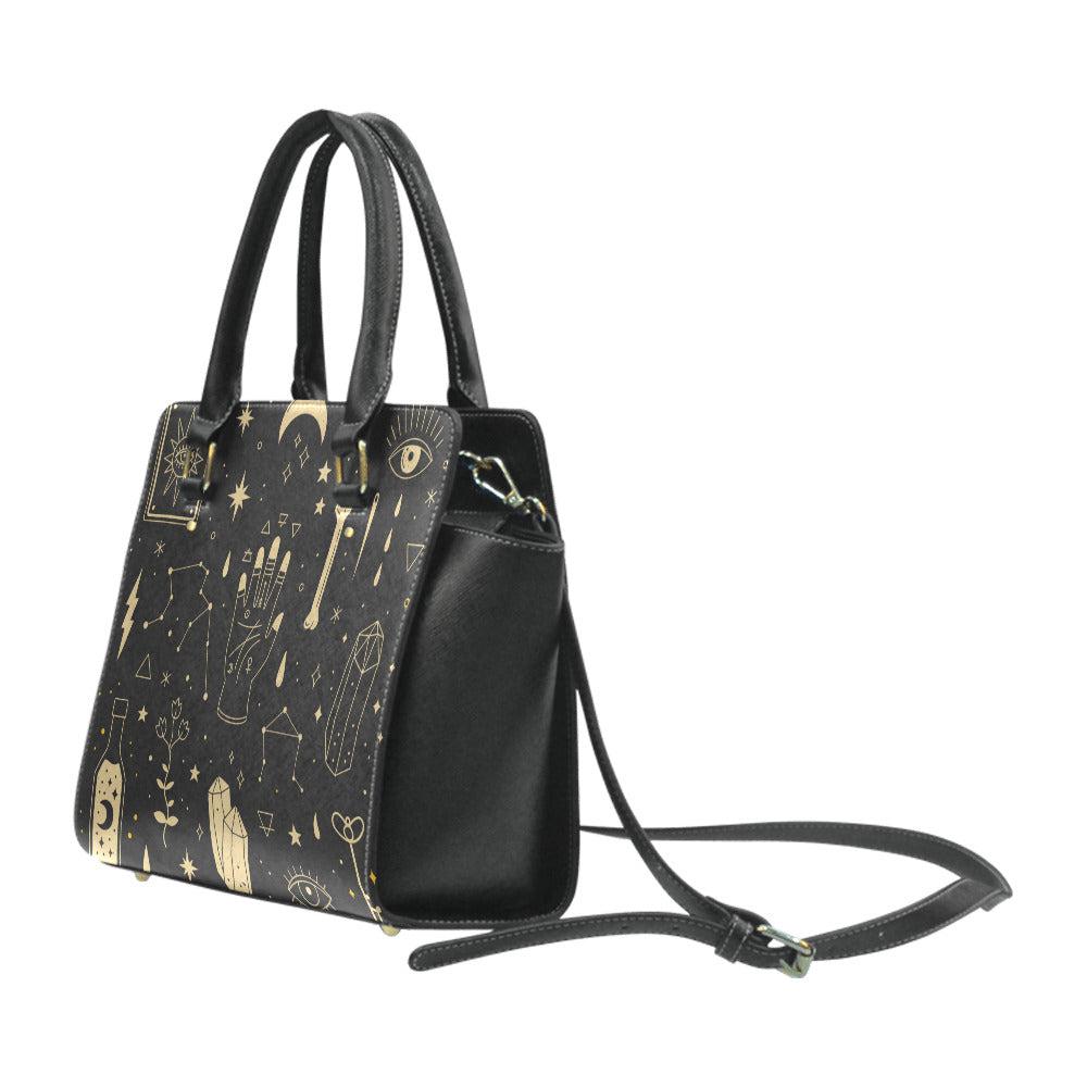 Mystical elements Witch premium Classic Trapeze handbag with strap