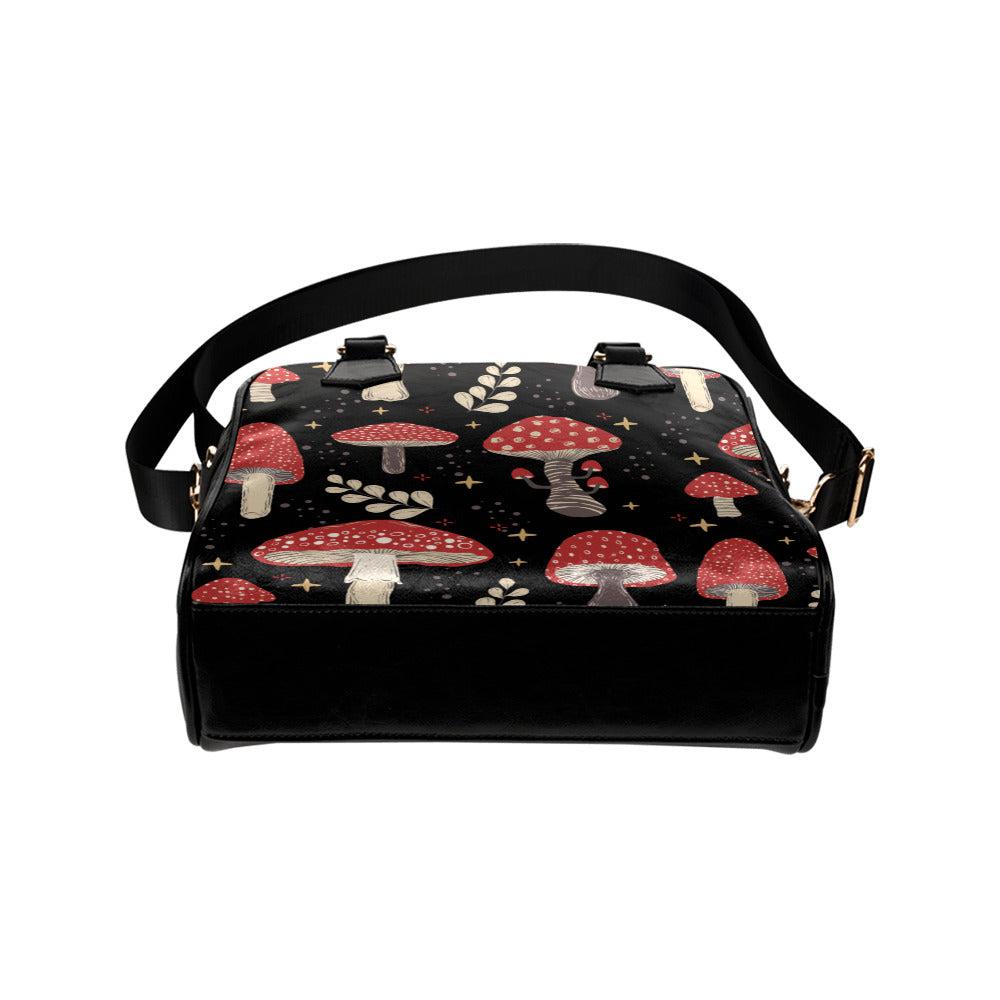 Kawaii Amanita mushroom bowler Shoulder Handbag with strap