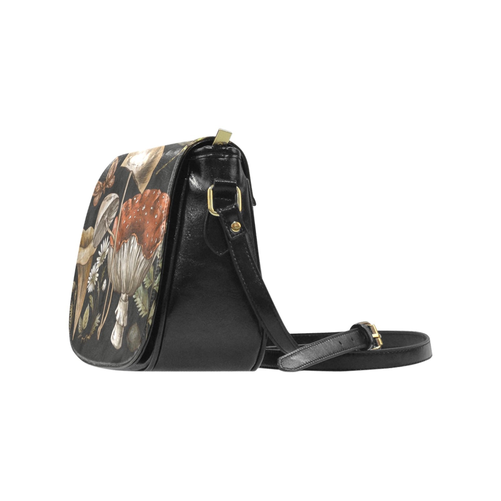 Amanita mushroom Forest cottagecore Classic Saddle Bag | Sense Forest - sense forest
