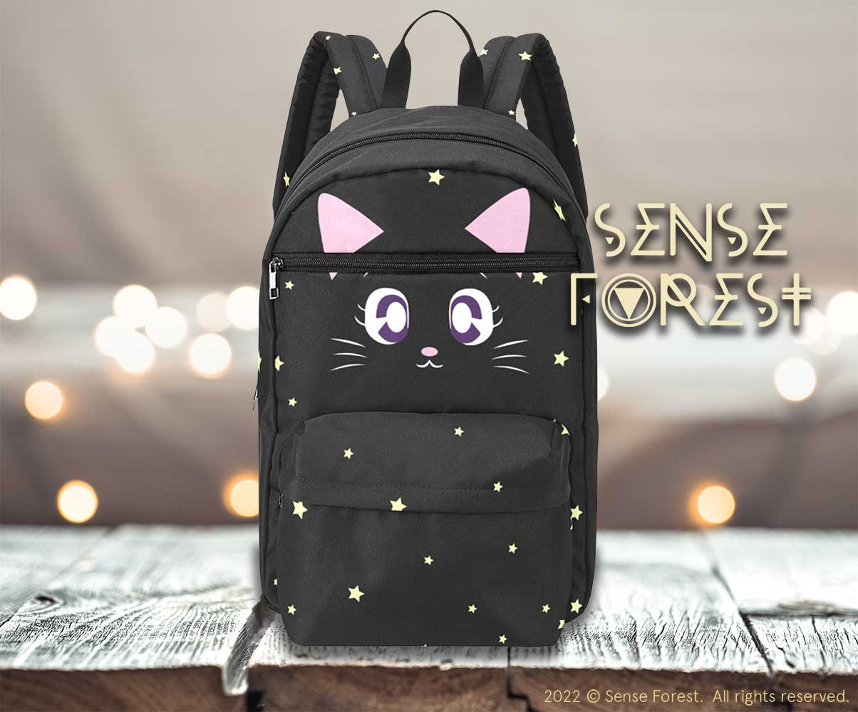 Anime Black Cat backpack - sense forest