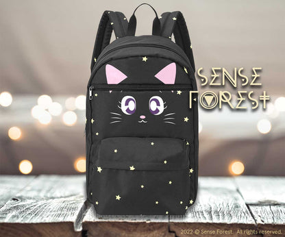 Anime Black Cat backpack - sense forest