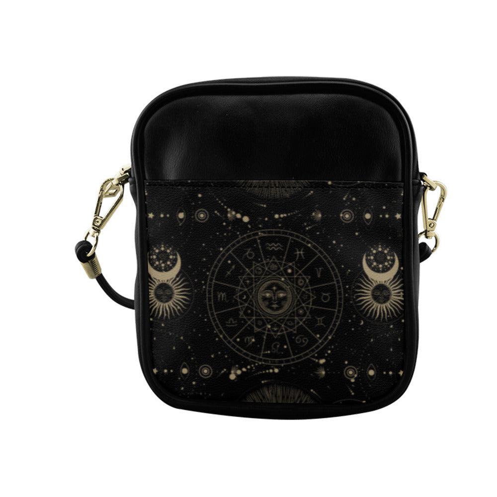 Astrology mini crossbody Sling witch Bag - sense forest