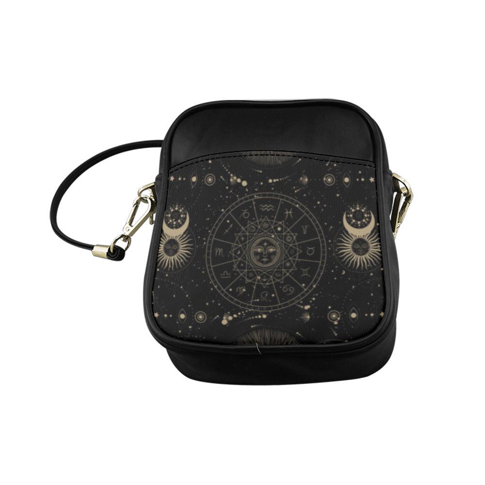 Astrology mini crossbody Sling witch Bag - sense forest