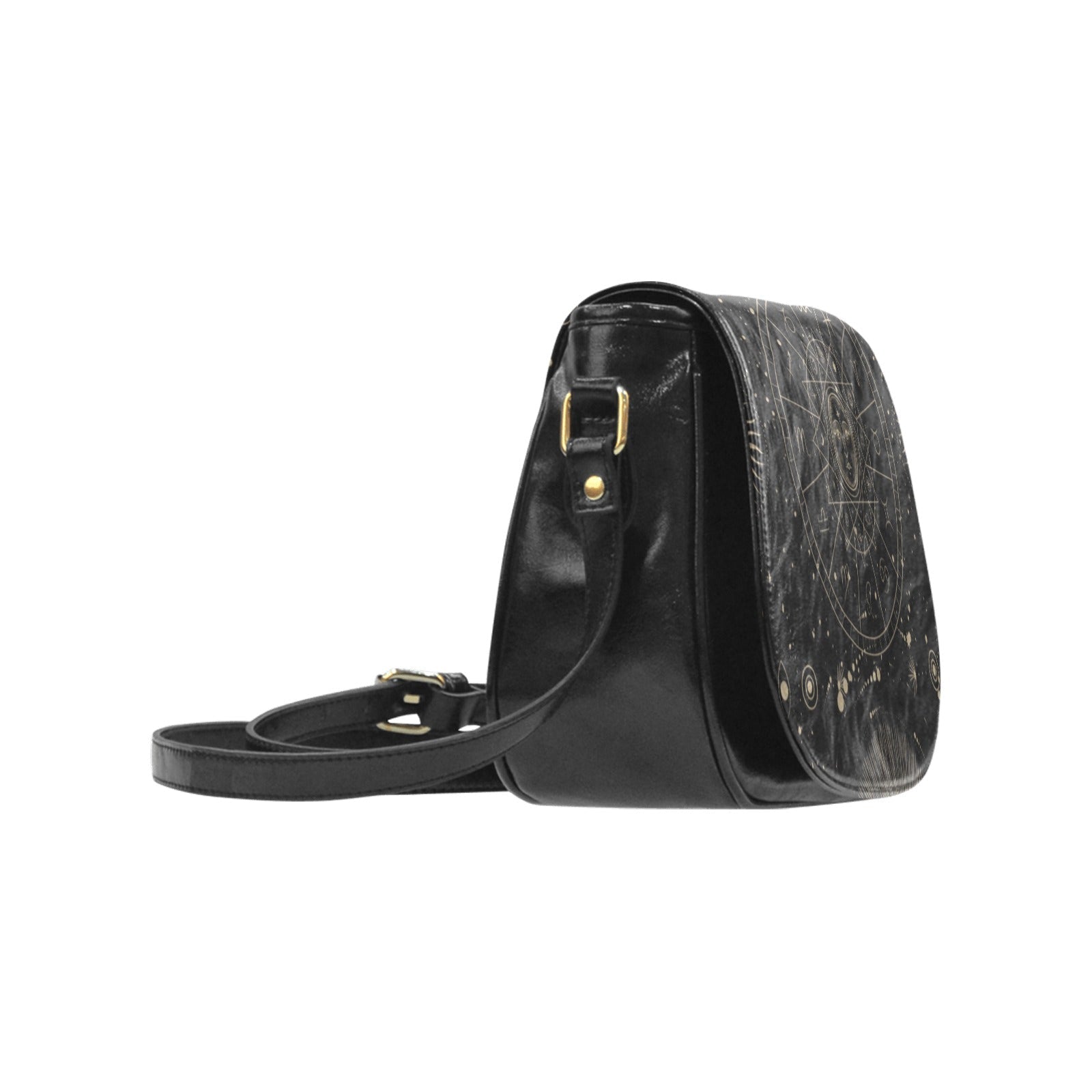 Astrology witch Vegan leather saddle bag | Sense Forest - sense forest