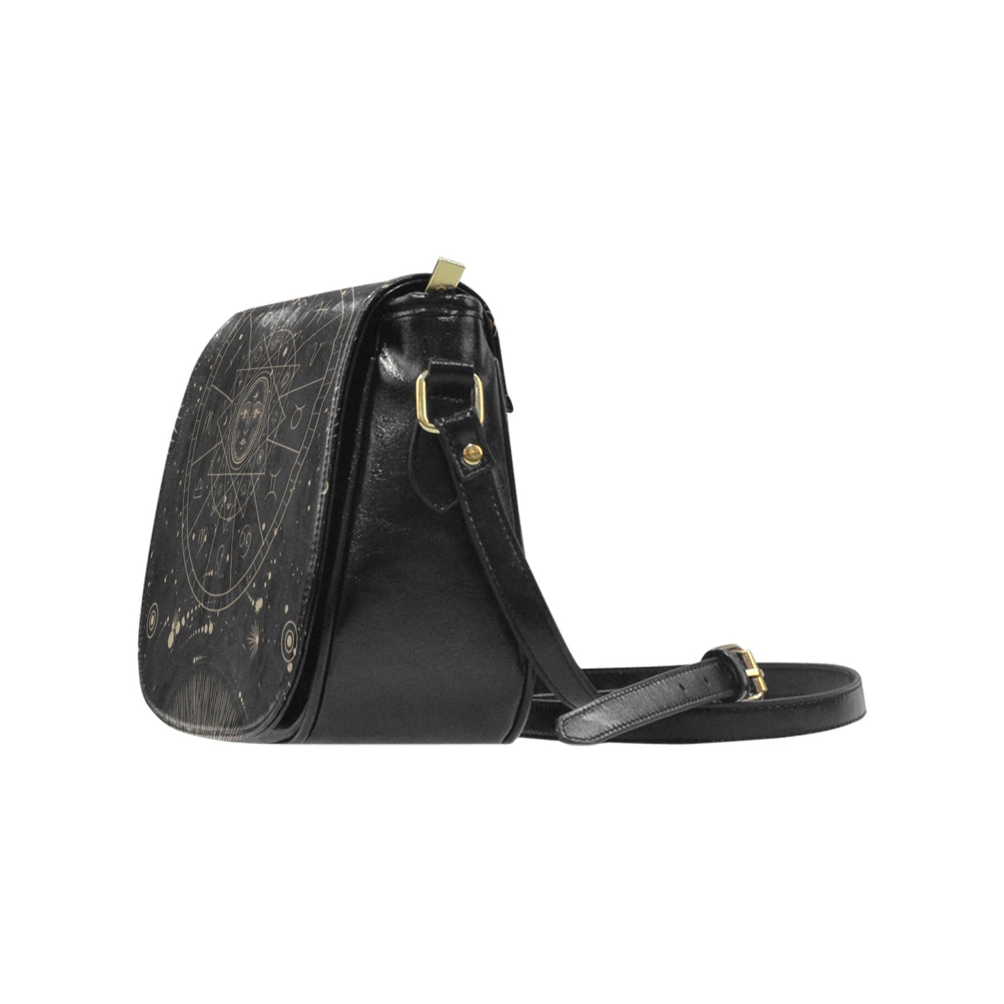 Astrology witch Vegan leather saddle bag | Sense Forest - sense forest