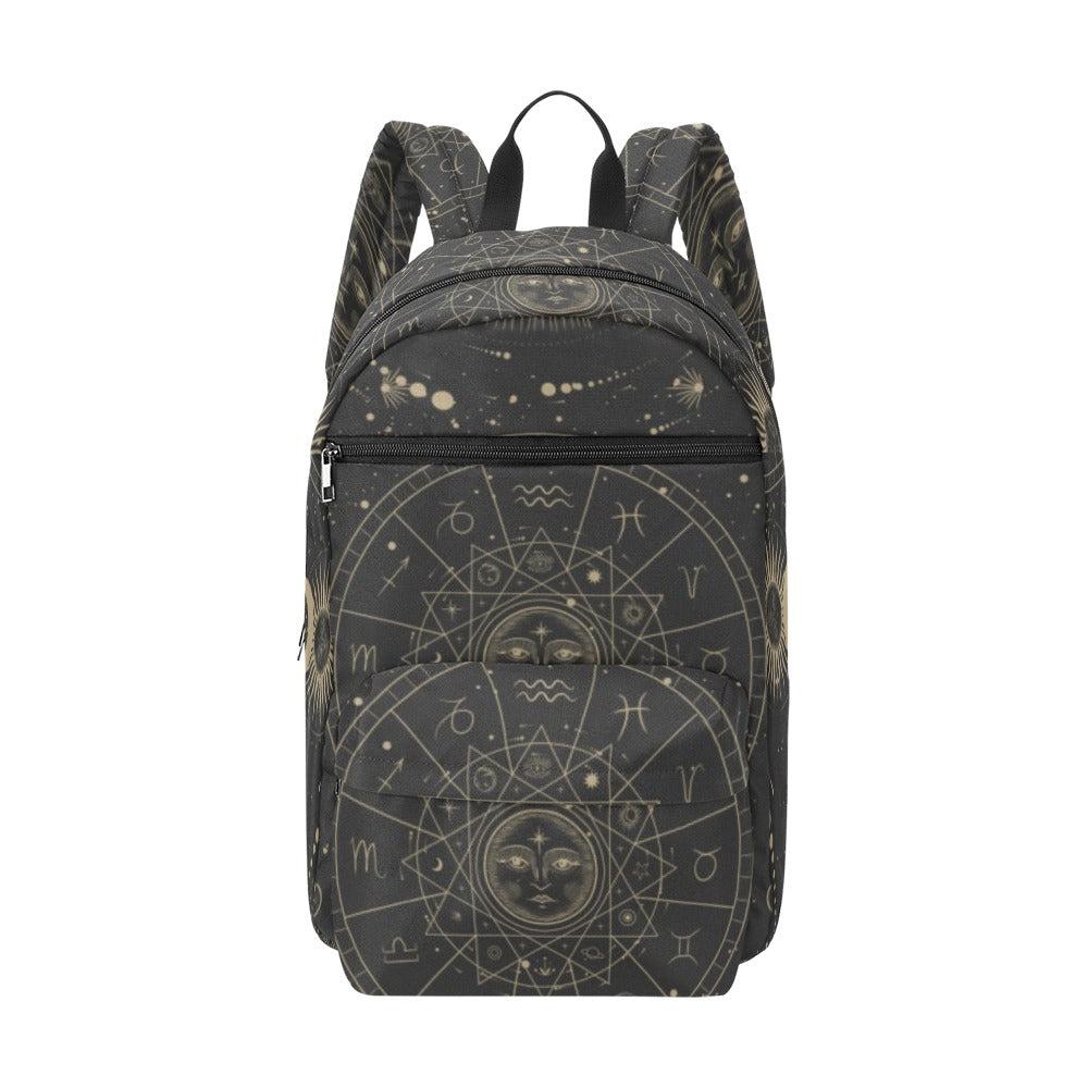 Astrology witchy skater backpack Travel day pack - sense forest