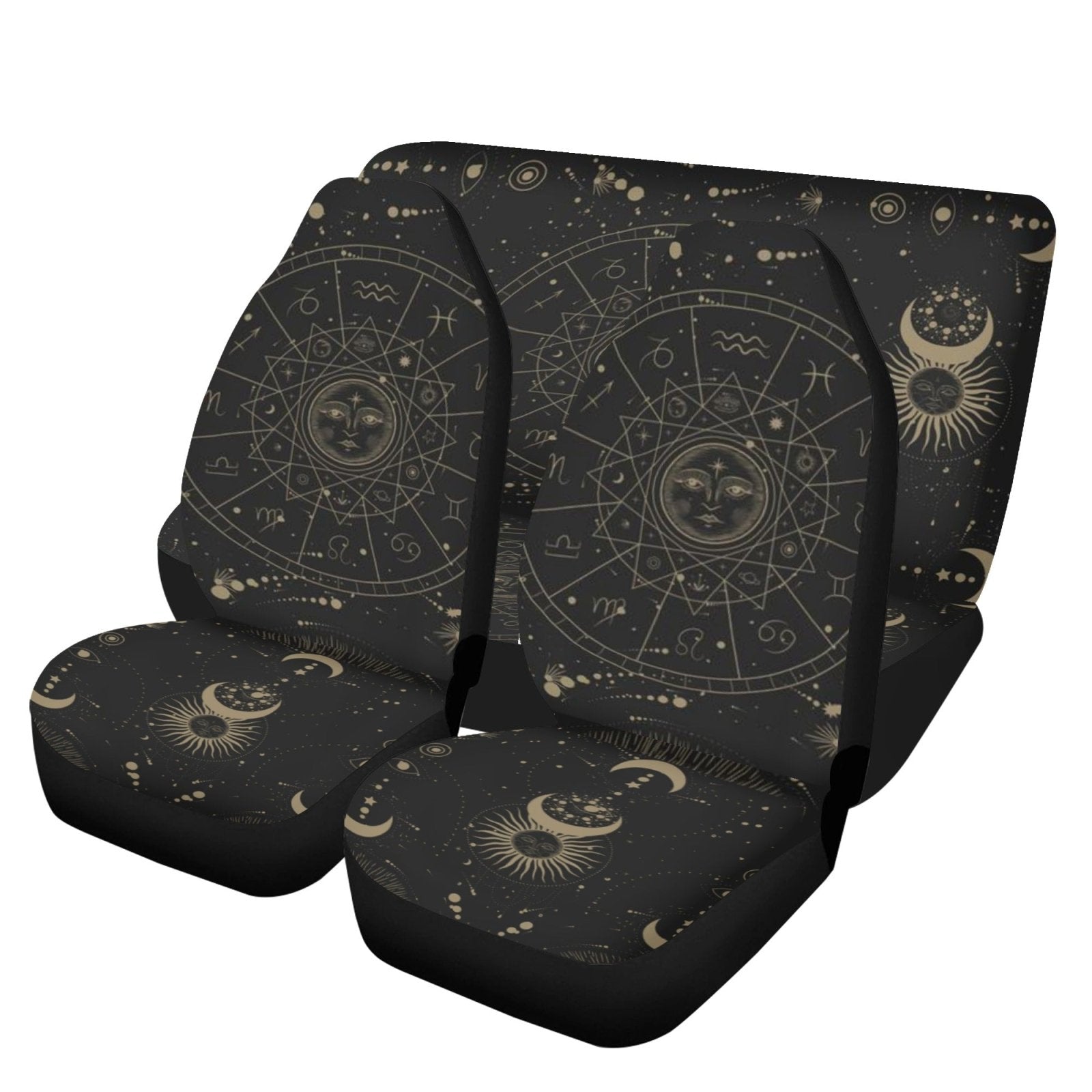Astrology Witchy vibe Zodiac Car seat cover Set - sense forest