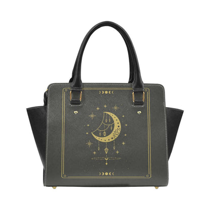 Moon phase Witch premium Classic Trapeze handbag with strap