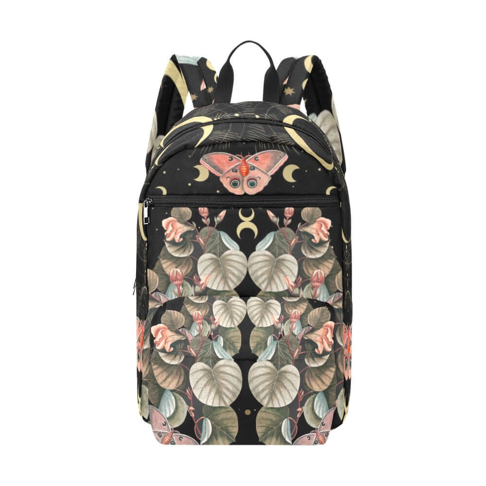 Boho witch Moth garden backpack Travel Backpack(Large Capacity - sense forest