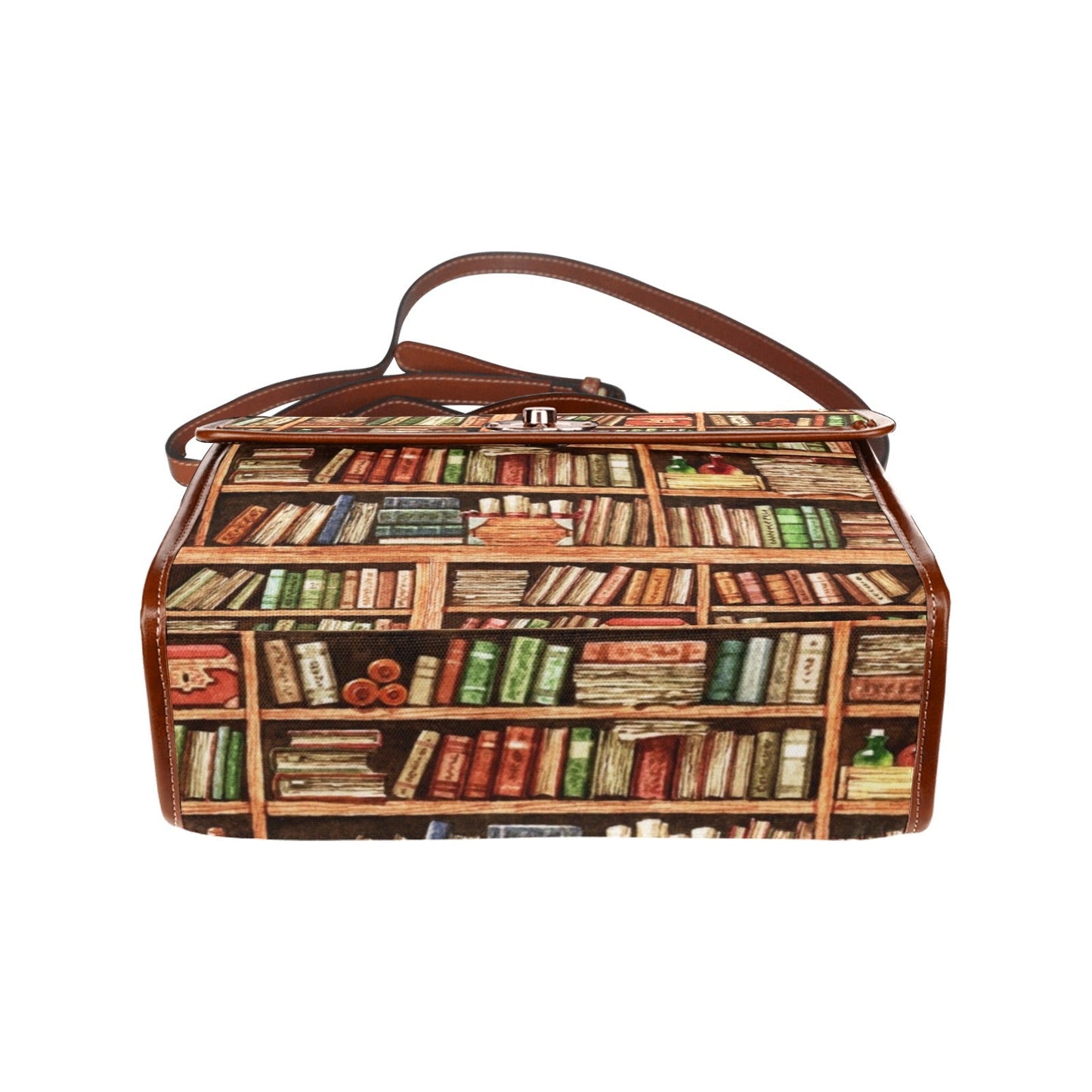 Book worms Canvas satchel bag - sense forest