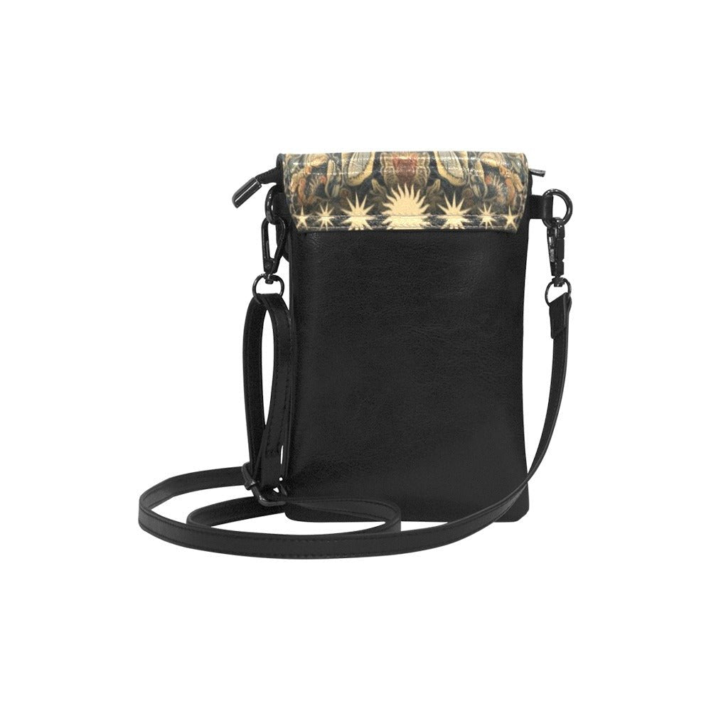 Celestial butterfly Vegan leather phone purse - sense forest