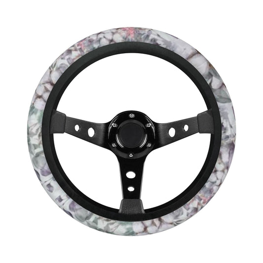 Cotton Floral Car Steering Wheel Covers - sense forest