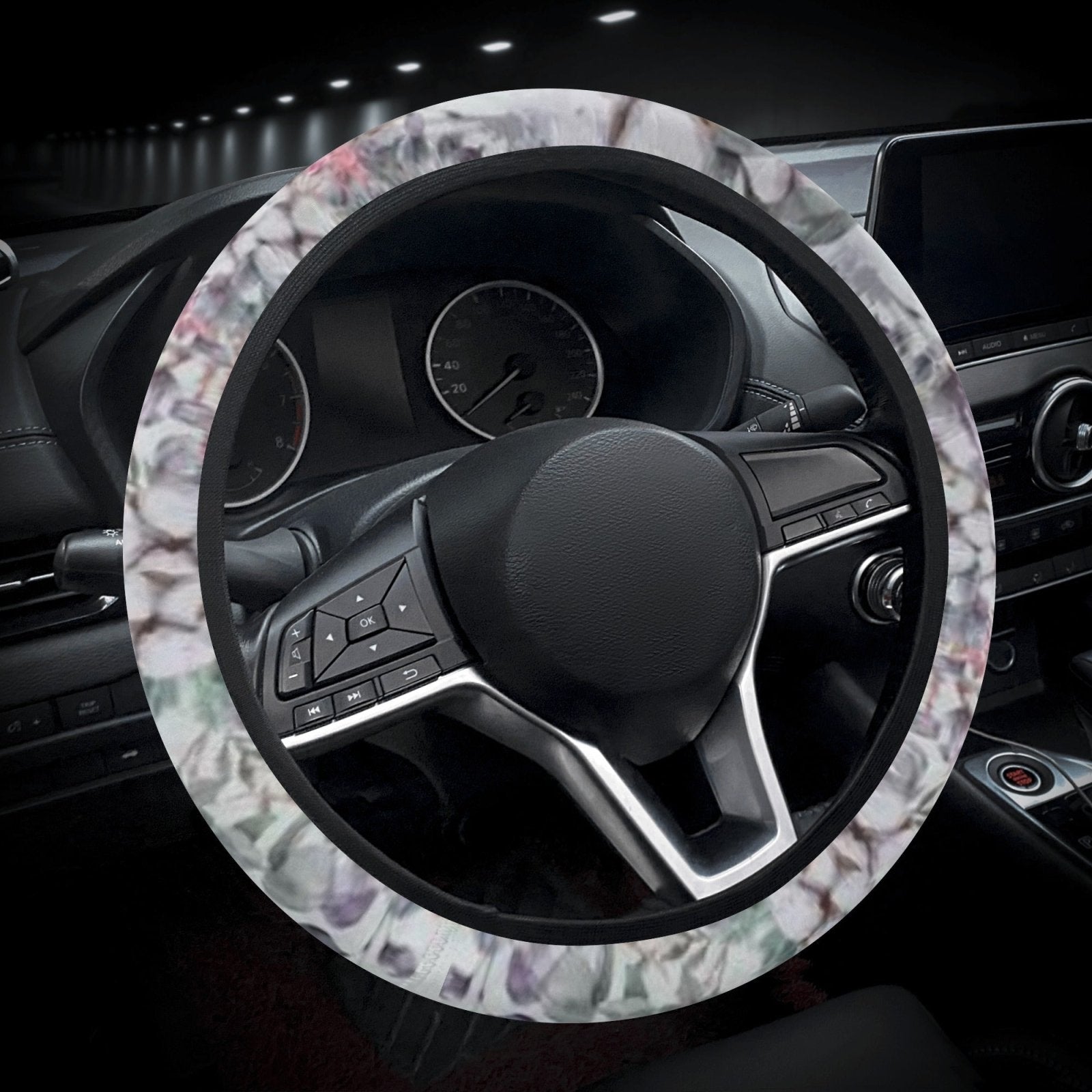Cotton Floral Car Steering Wheel Covers - sense forest
