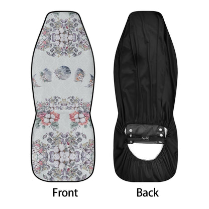 Cotton Floral Moon Phase Car Seat Cover Set - sense forest