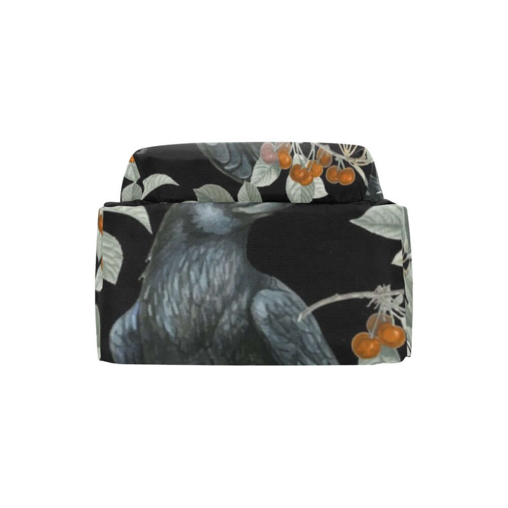 Crow in berry bush witchy Raven backpack Travel Backpack(Large Capacity) - sense forest