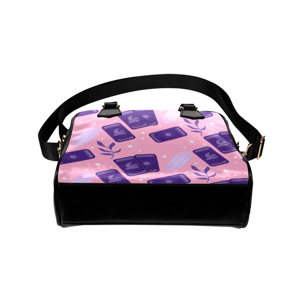 Crystal tarot bowler bag Shoulder Handbag with strap