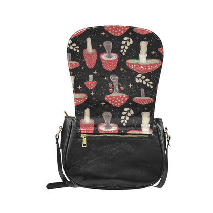 Red Magic mushroom cute saddle bag