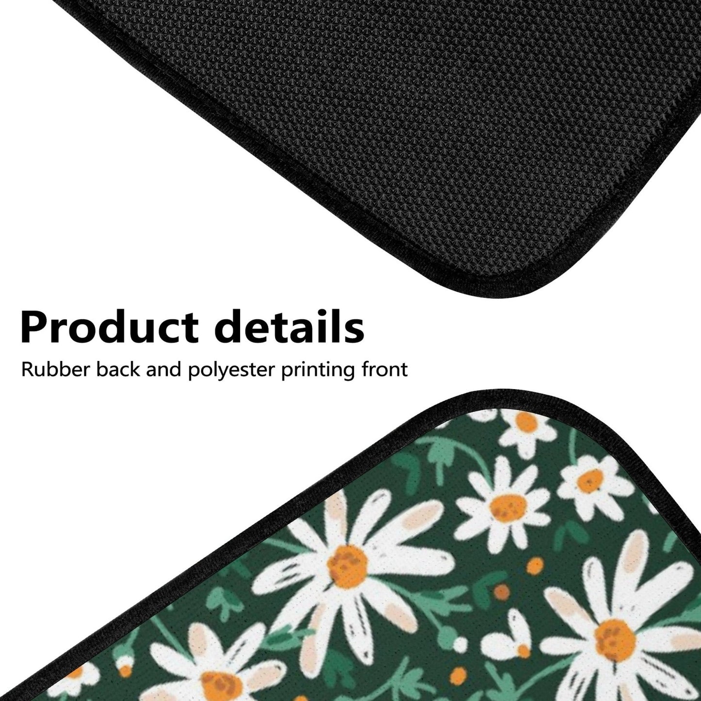 Daisy forest Back and Front Car Floor Mats - sense forest