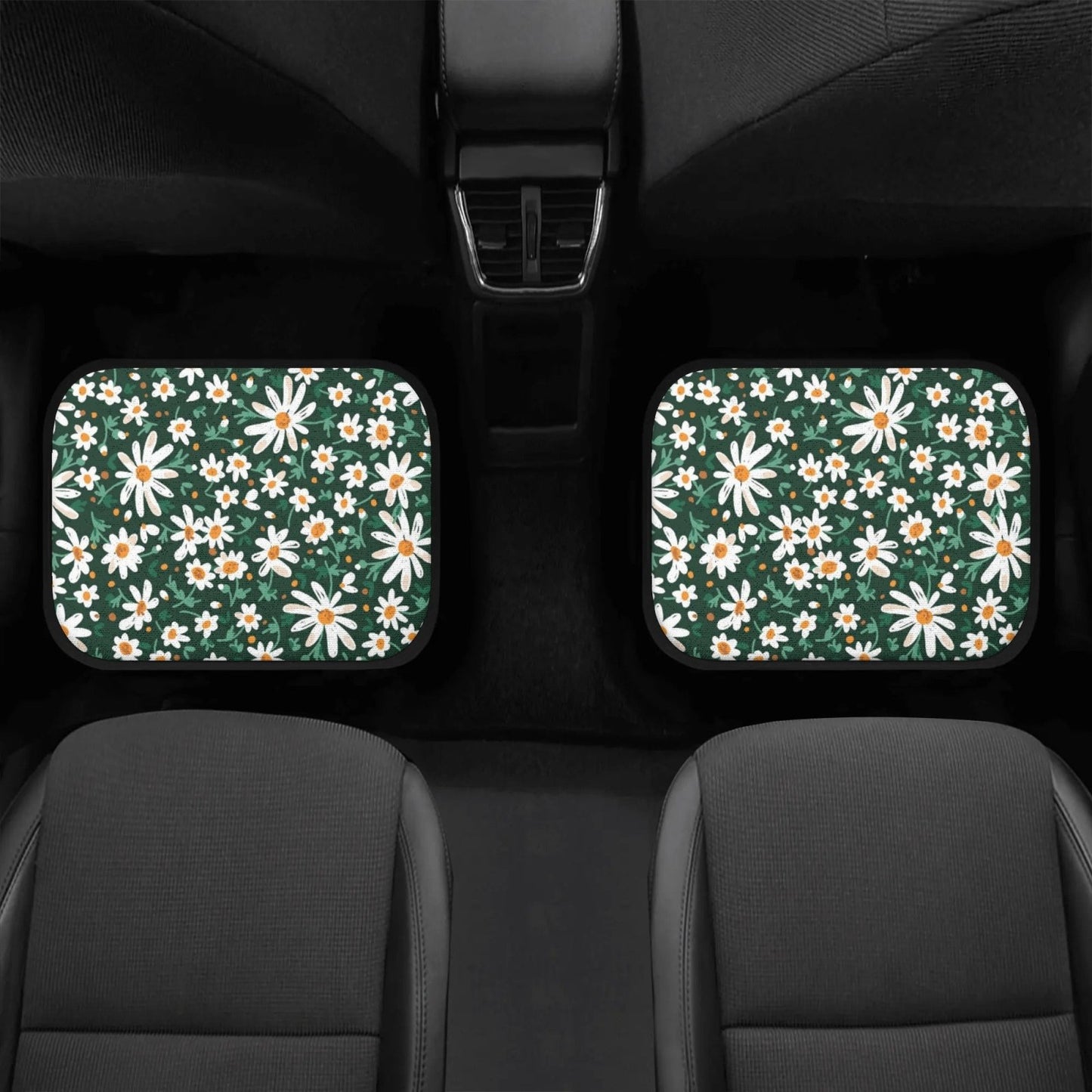 Daisy forest Back and Front Car Floor Mats - sense forest