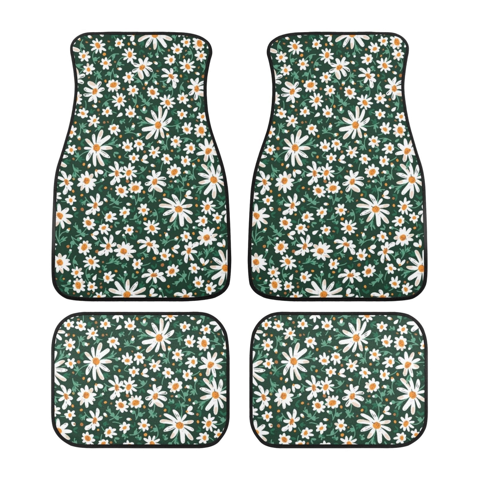 Daisy forest Back and Front Car Floor Mats - sense forest