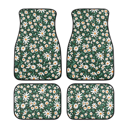 Daisy forest Back and Front Car Floor Mats - sense forest