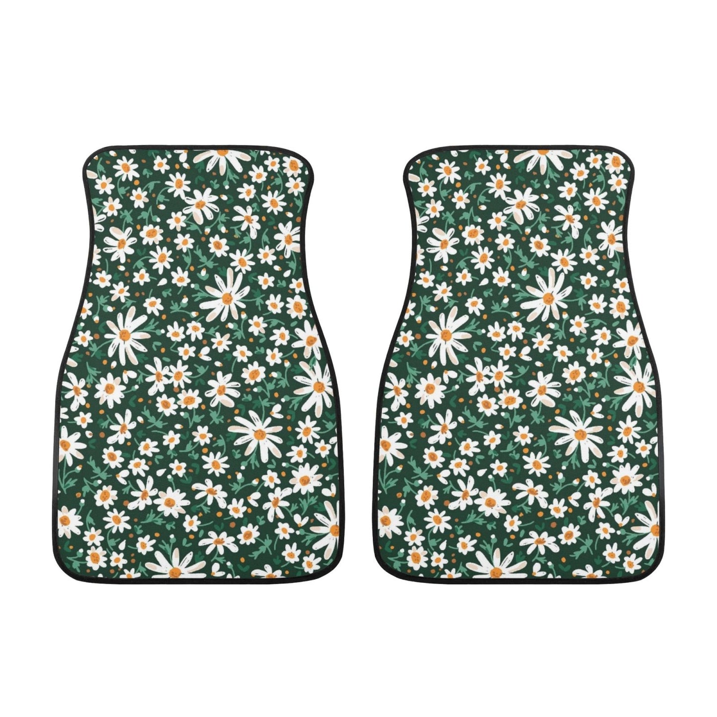 Daisy forest Back and Front Car Floor Mats - sense forest
