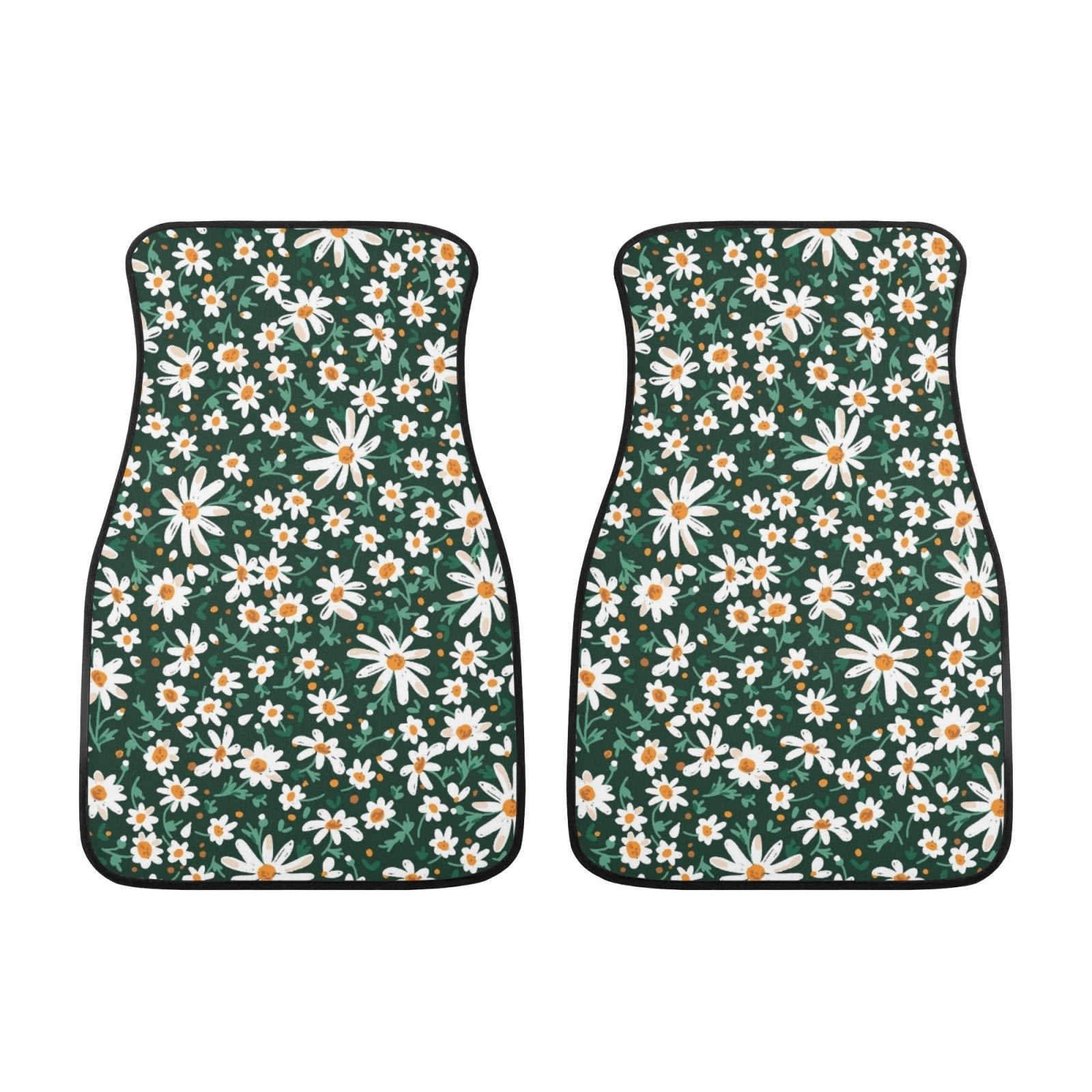 Daisy forest Back and Front Car Floor Mats - sense forest