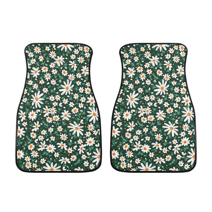 Daisy forest Back and Front Car Floor Mats - sense forest