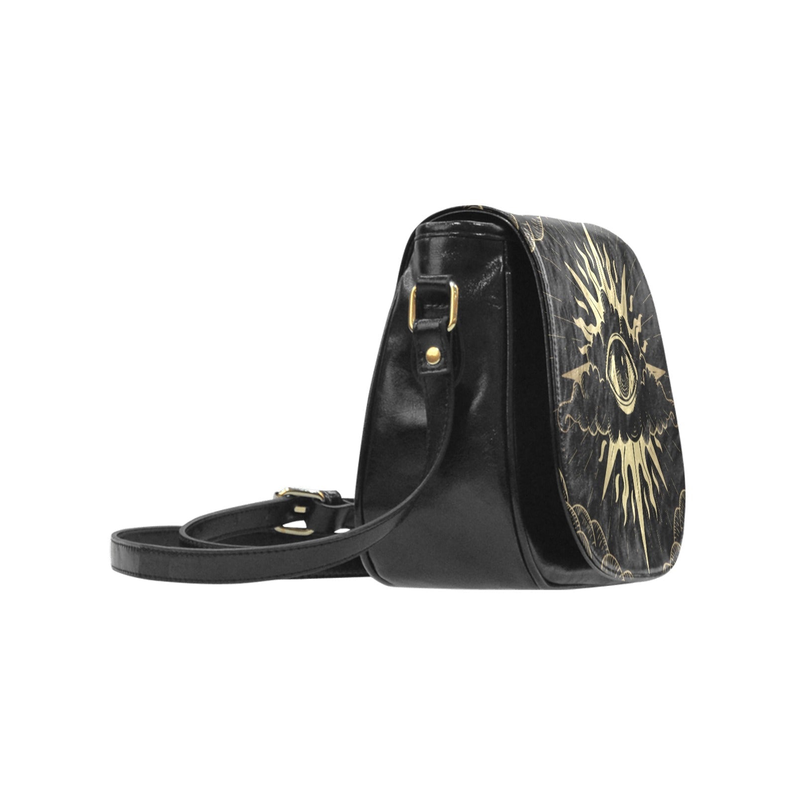 Eye providence Vegan leather Classic witch Saddle Bag | Sense Forest - sense forest