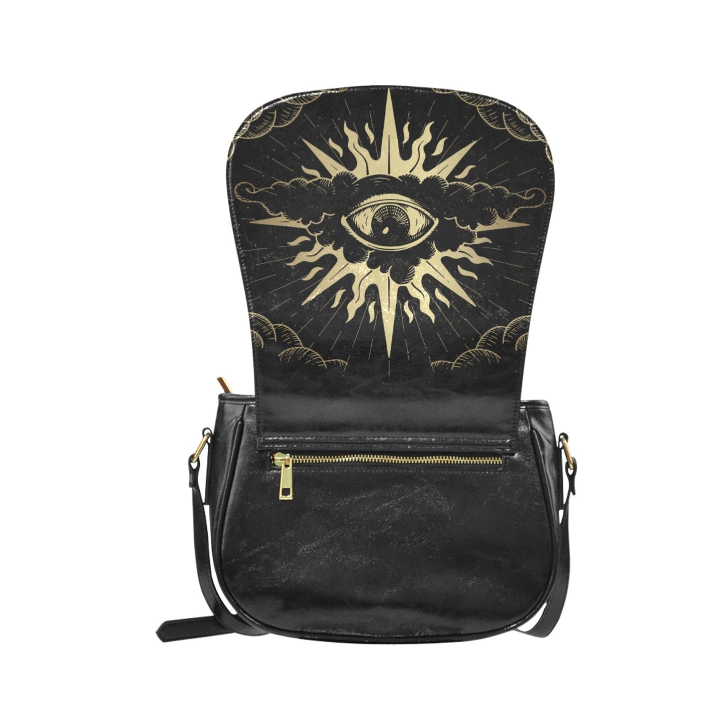 Eye providence Vegan leather Classic witch Saddle Bag | Sense Forest - sense forest