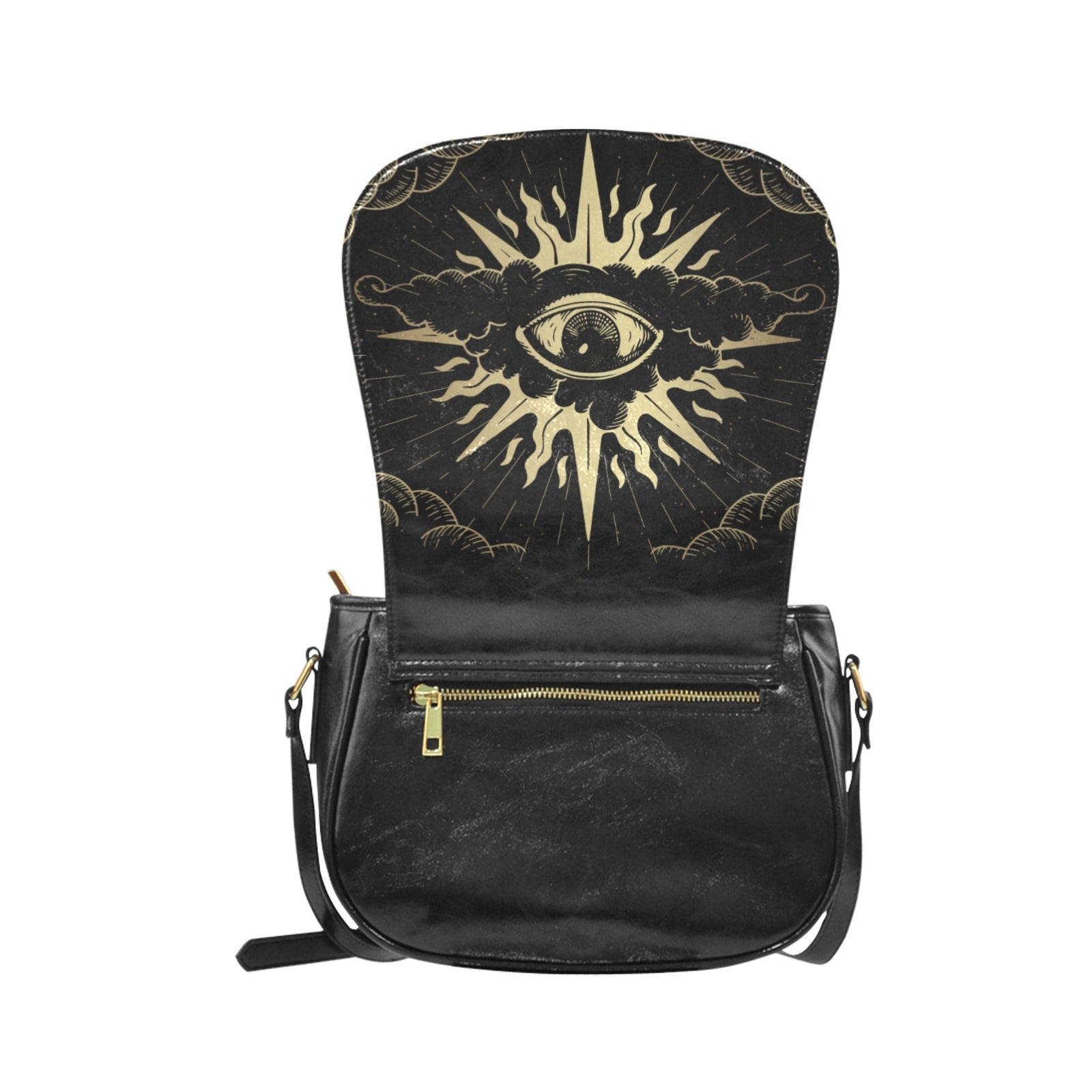 Eye providence Vegan leather Classic witch Saddle Bag | Sense Forest - sense forest