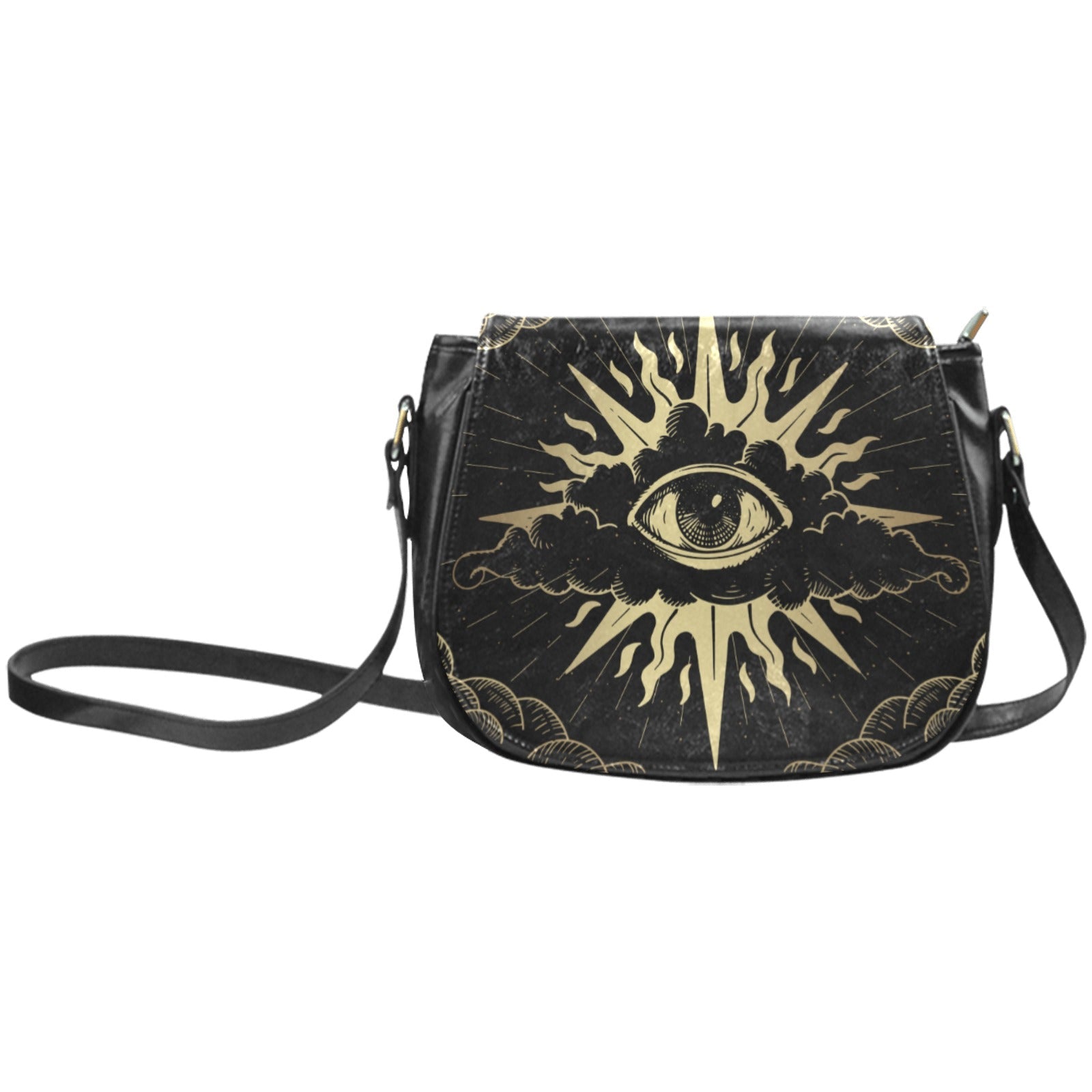 Eye providence Vegan leather Classic witch Saddle Bag | Sense Forest - sense forest