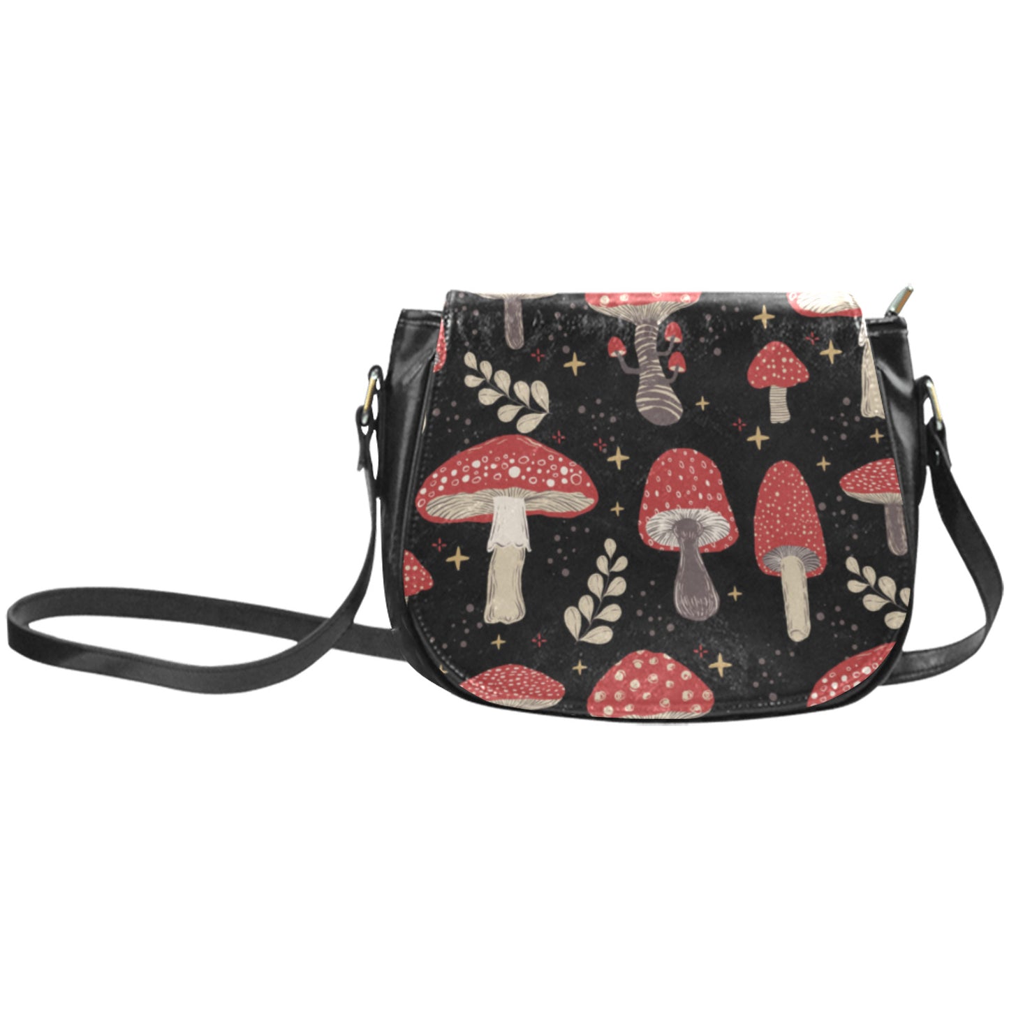 Red Magic mushroom cute saddle bag