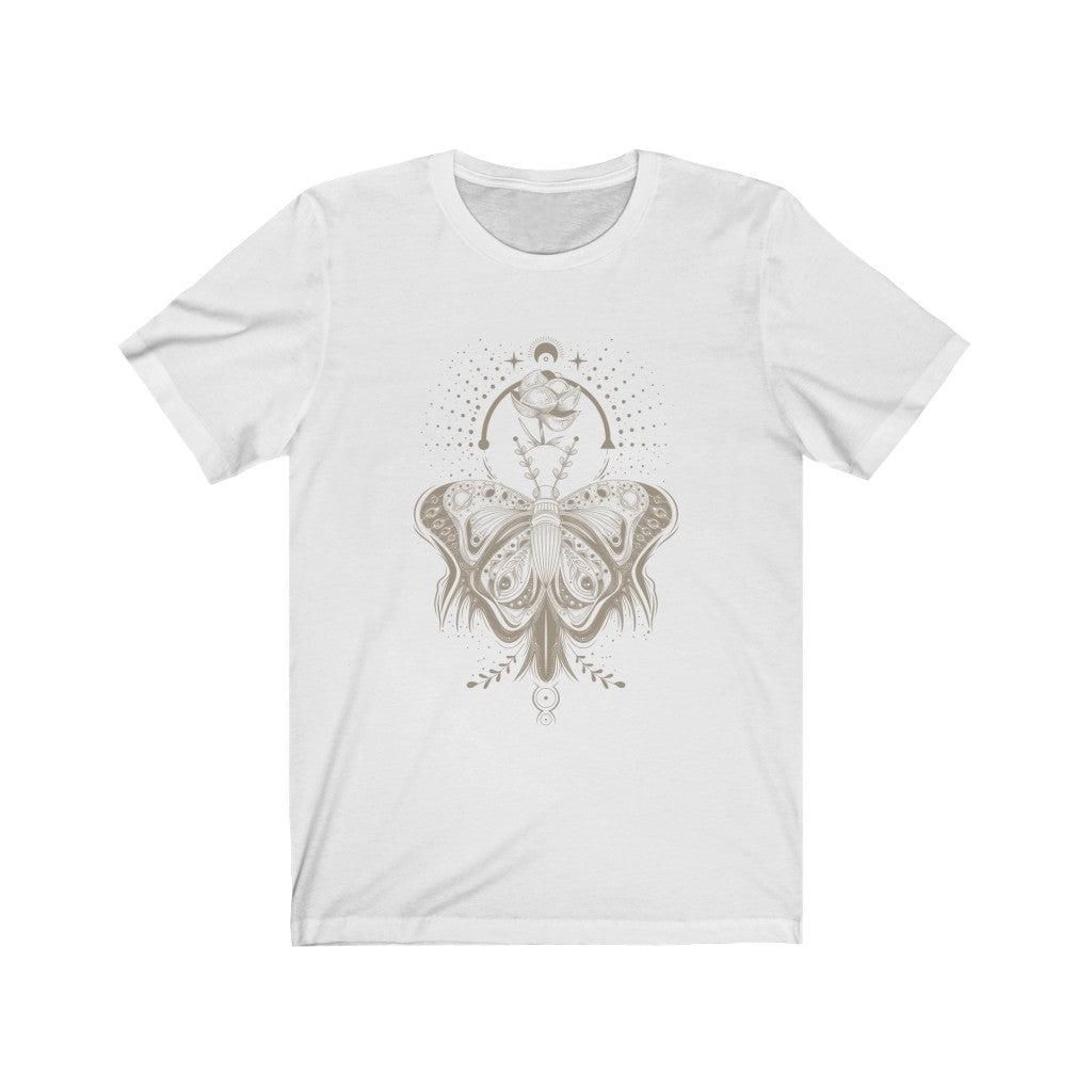 Cottagecore Forest witch Lotus Moth Jersey Short Sleeve Tee