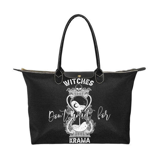 Witches don't wait for krama_hourglass Women's Classic zip tote Handbag