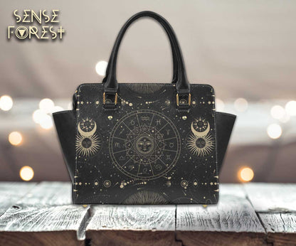 Astrology Witch premium Classic Trapeze handbag with strap