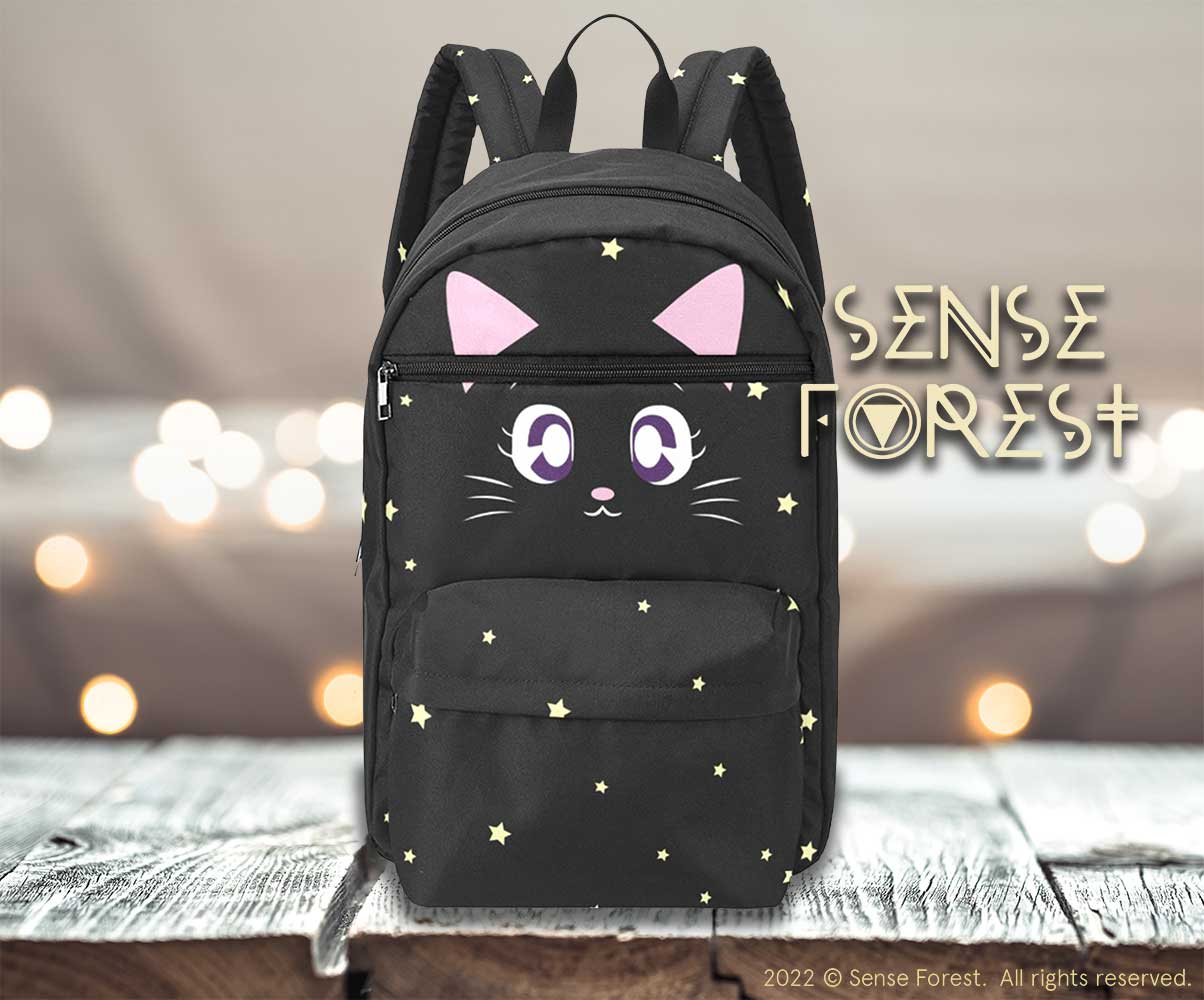 Anime Black Cat backpack