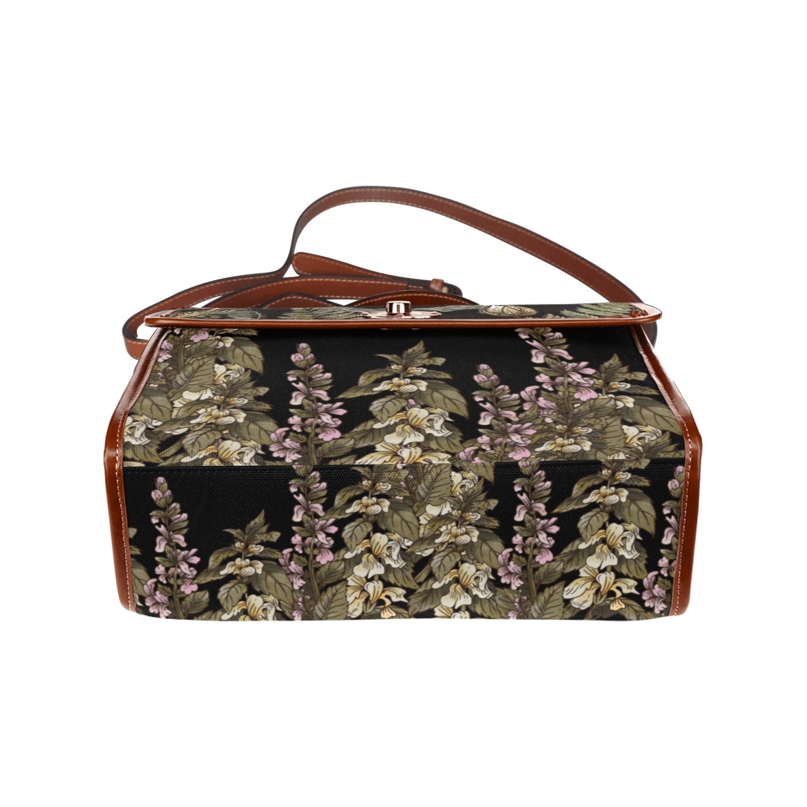 Forest Fern Pentagram Canvas satchel bag - sense forest