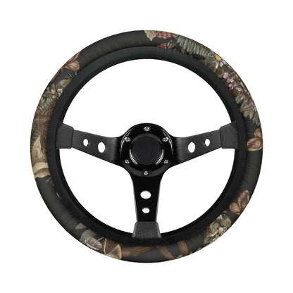 Forest mushroom Fern Car Steering Wheel Cover - sense forest