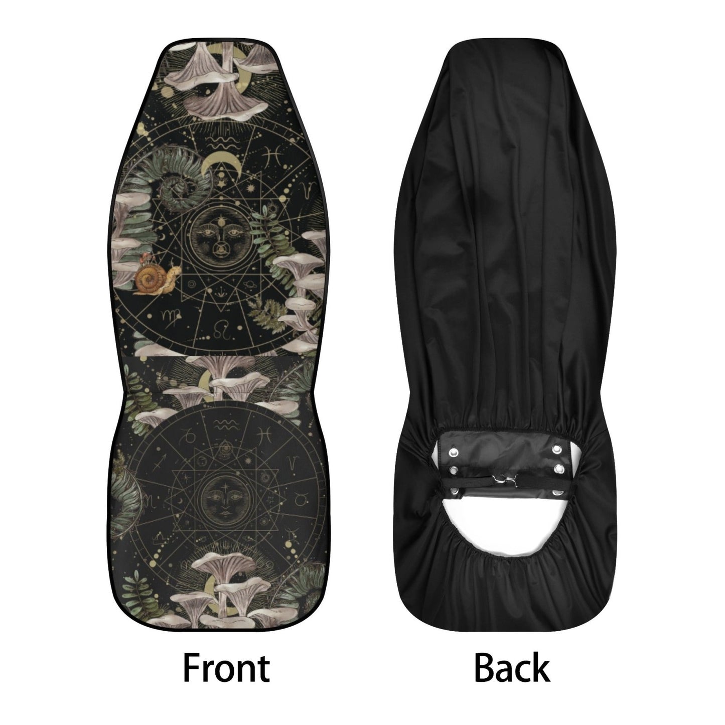 Forest Oyster Mushroom Zodiac Witchy Car Seat Cover | Sense Forest - sense forest