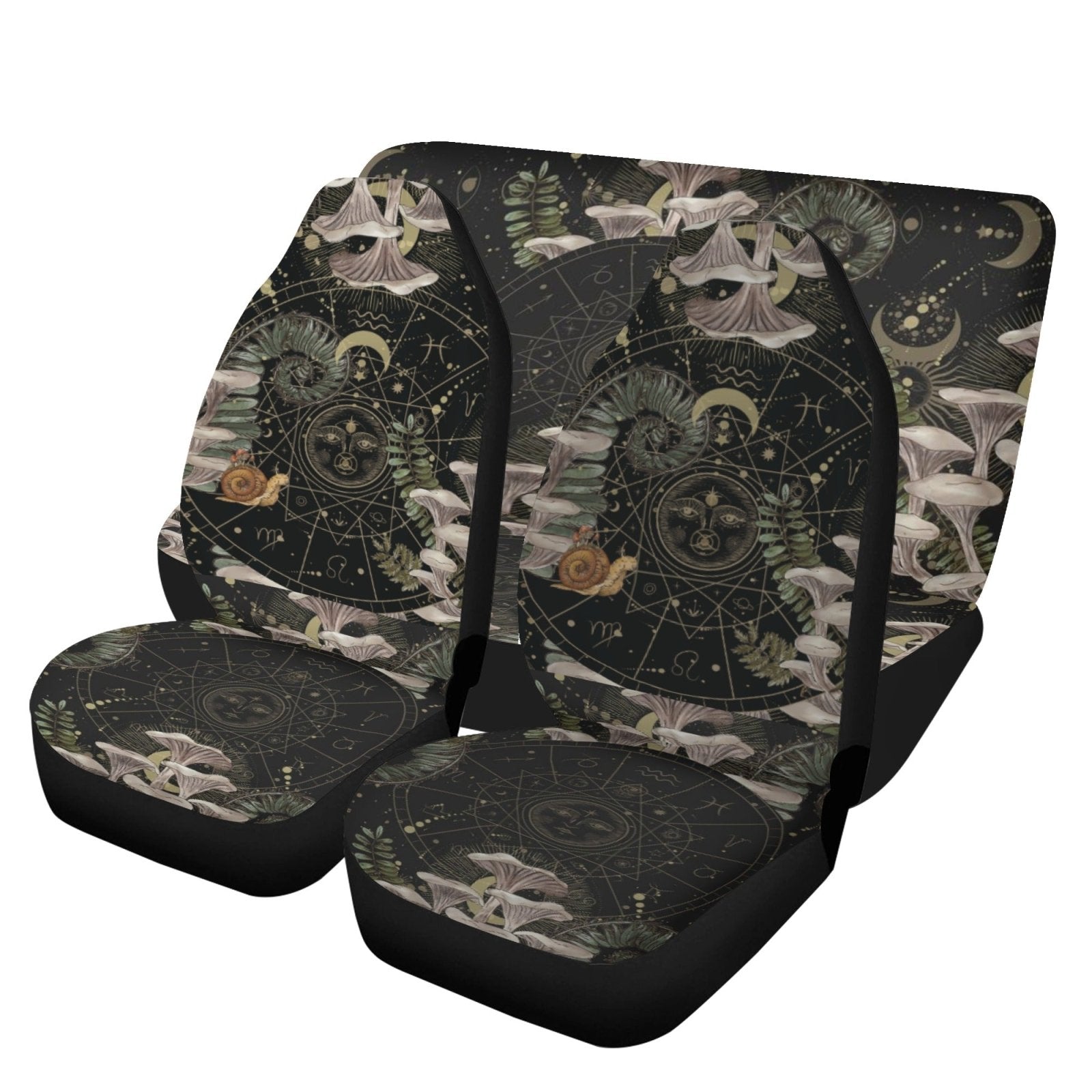 Forest Oyster Mushroom Zodiac Witchy Car Seat Cover | Sense Forest - sense forest
