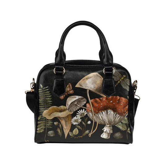 Forest witch c0ttagecore Mushroom bowler Shoulder Handbag - sense forest