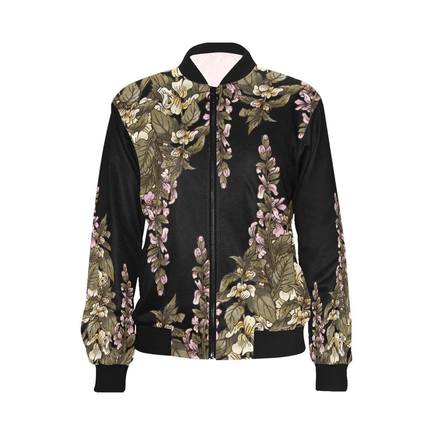 Fox gloves Women Bomber Jacket - sense forest