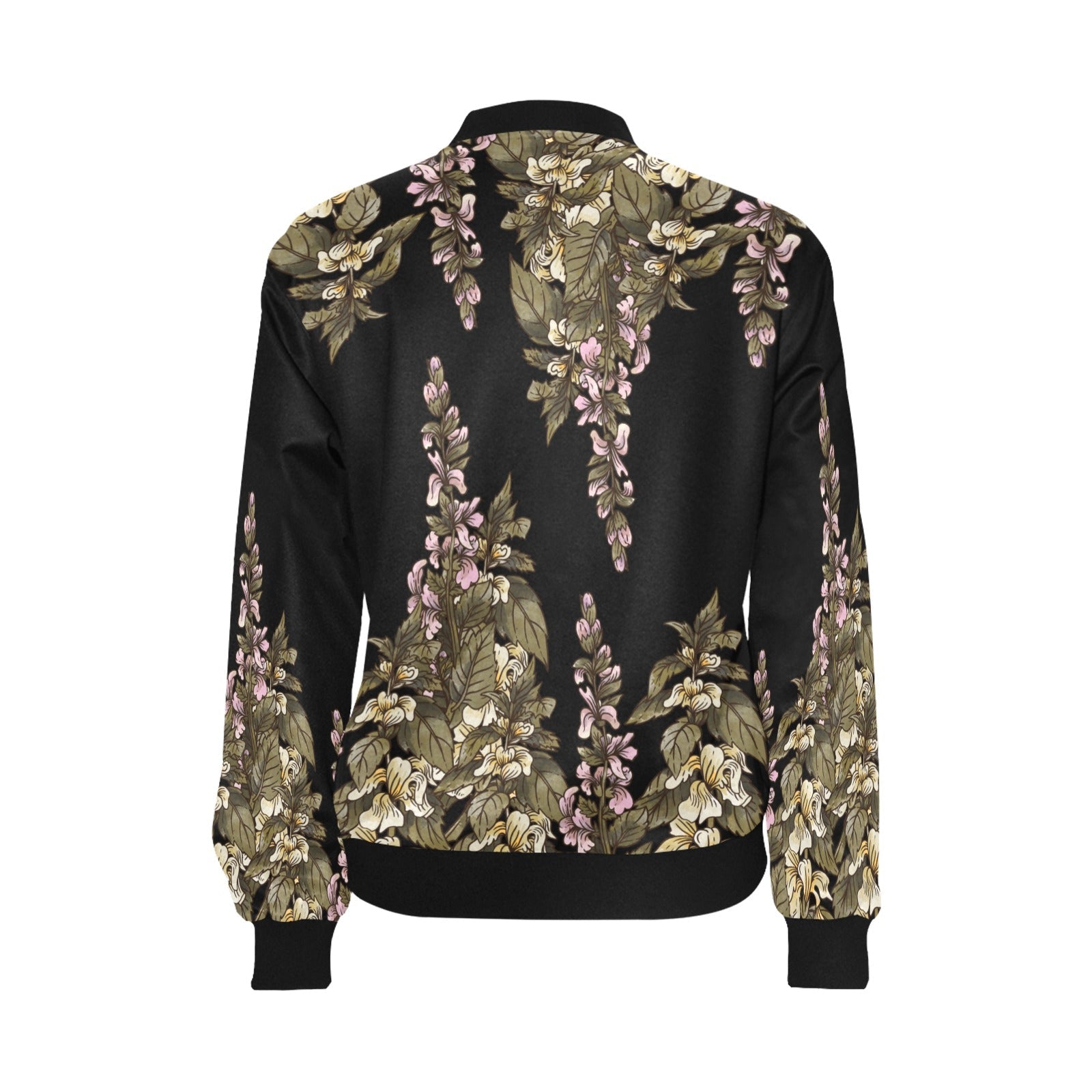 Fox gloves Women Bomber Jacket - sense forest