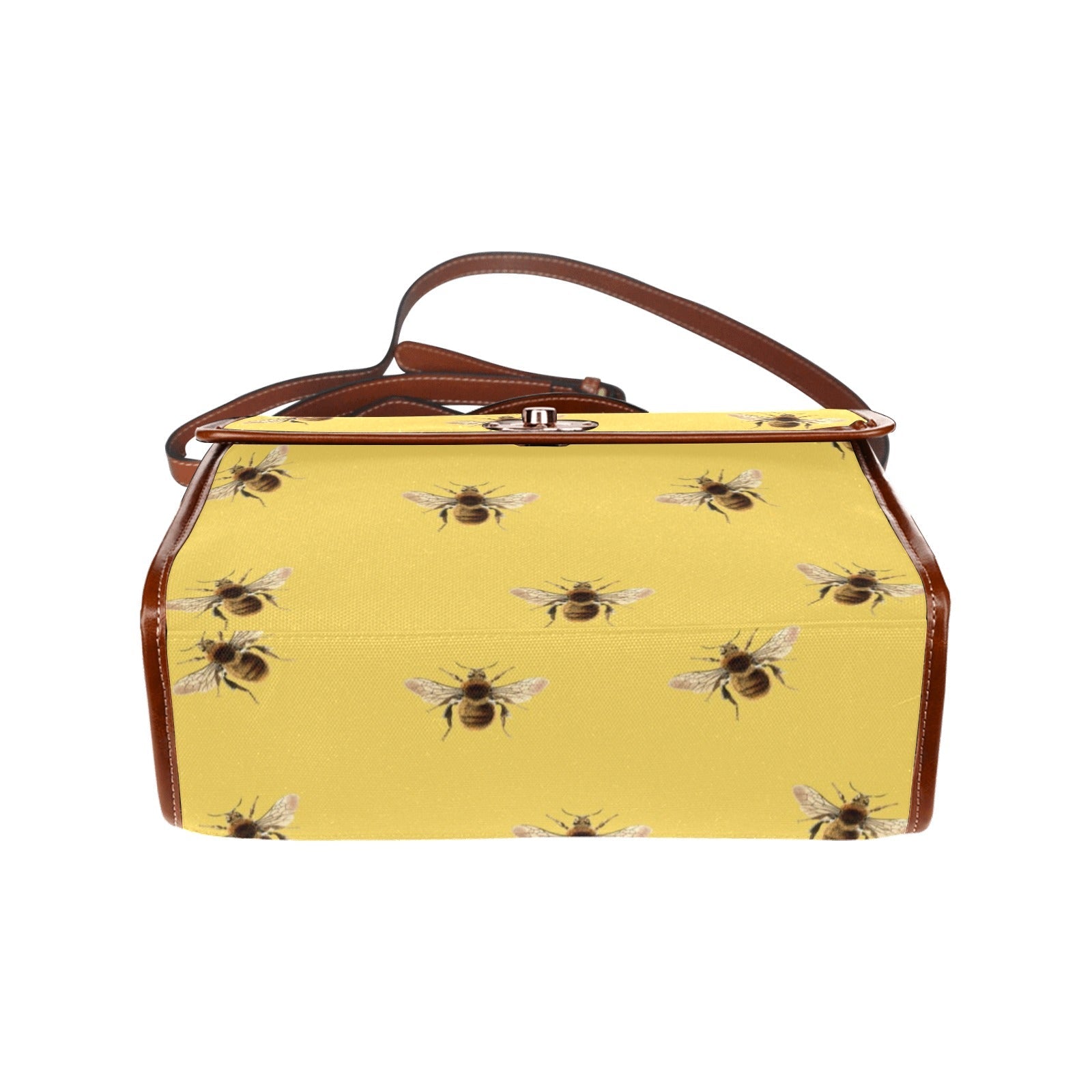 Honey Bees Cottagecore Canvas satchel Bag - sense forest