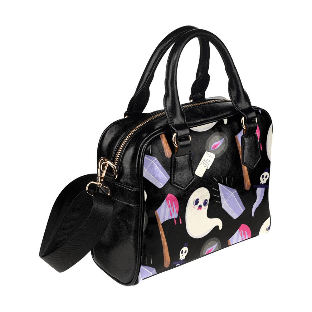 kawaii ghost axes bowling bag Shoulder Handbag | Sense Forest - sense forest