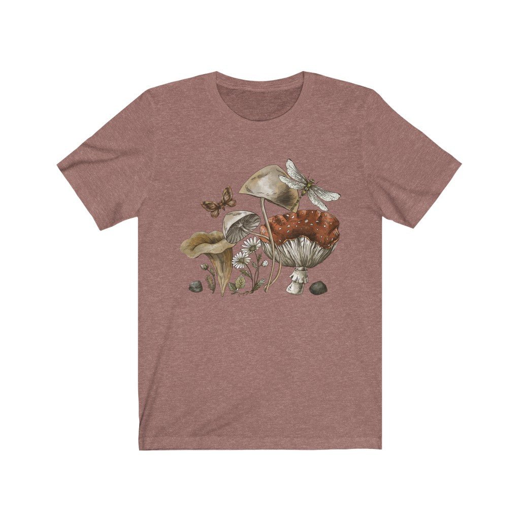 Magic Mushroom Forest Witch Tee - sense forest