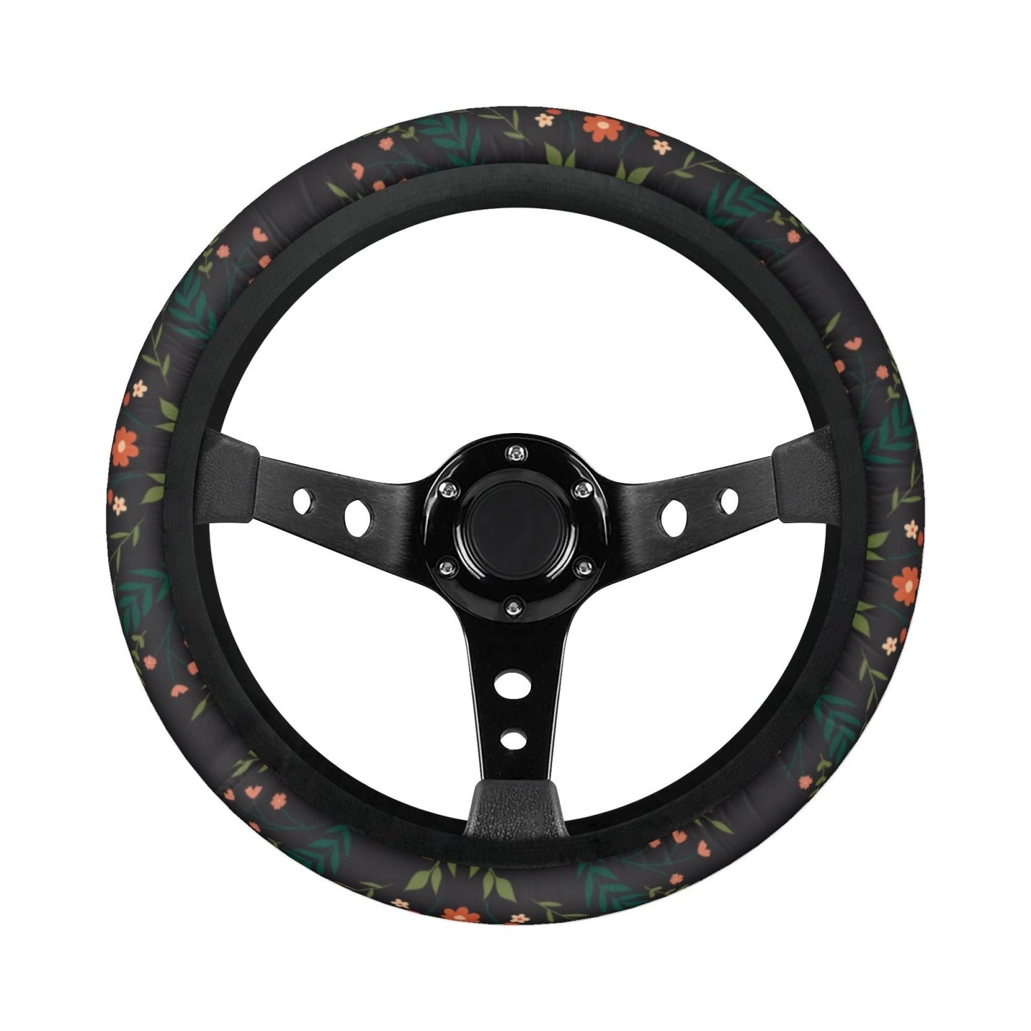Mini Floral Car Steering Wheel Cover - sense forest