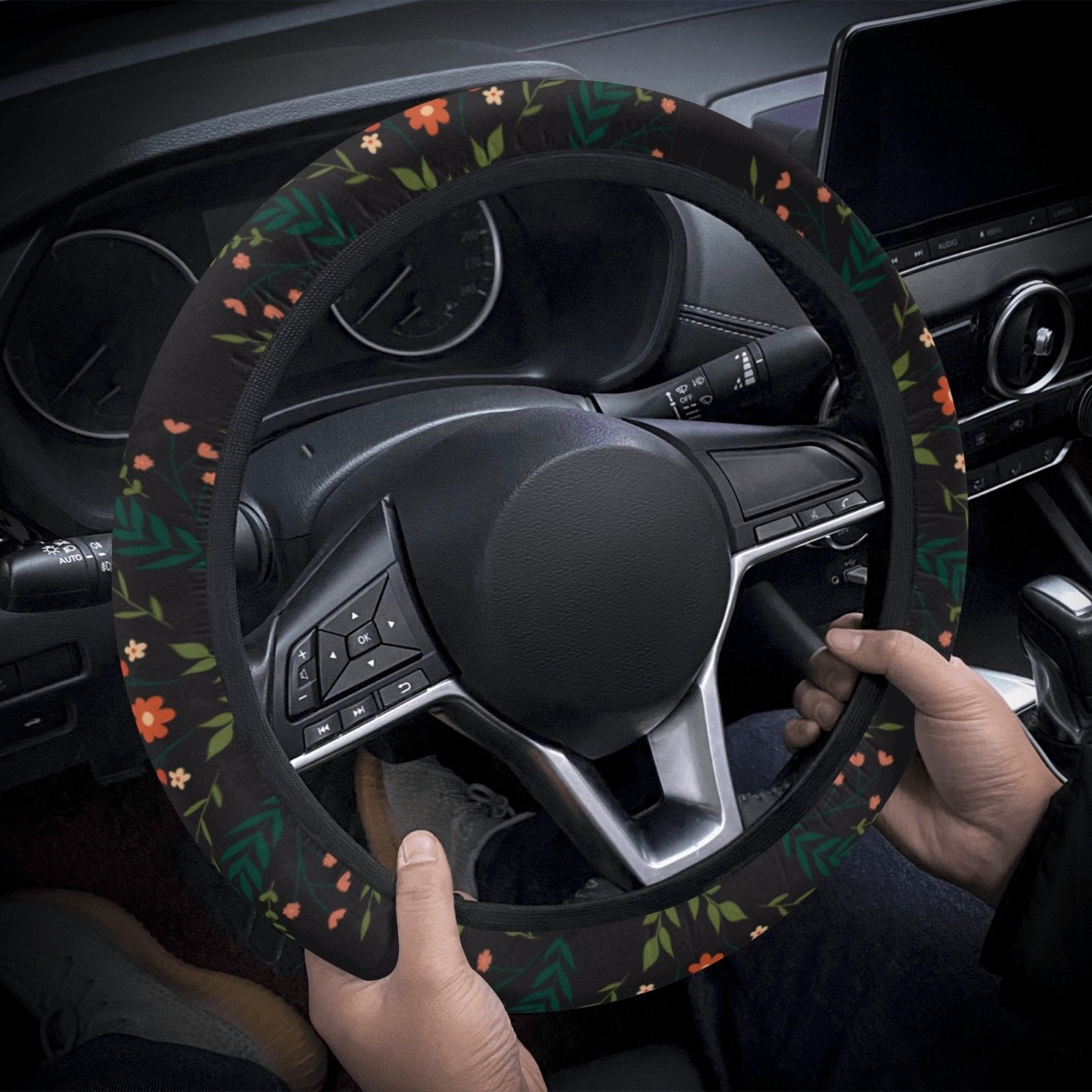 Mini Floral Car Steering Wheel Cover - sense forest